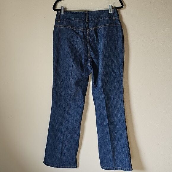 Vintage Bill Blass Ultra Fit Stretch Dark Wash Jeans Size 8 - Picture 2 of 4